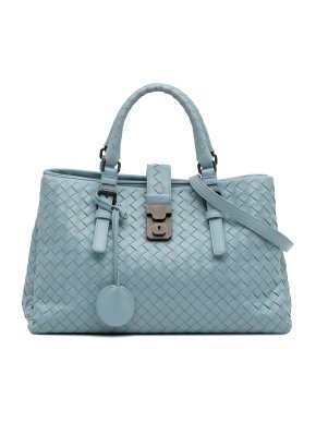 Bottega Veneta Light Small Nappa Intrecciato Roma Satchel
