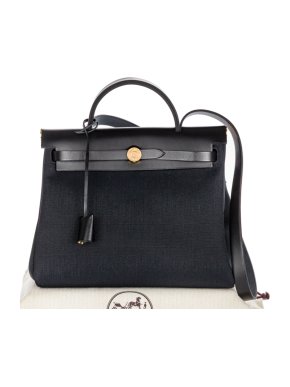 Hermes Herbag 31 Black PHW