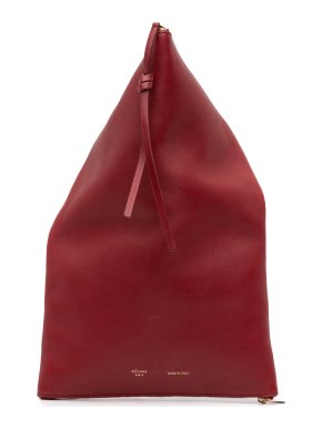 Celine Red Lambskin Berlingot Clutch