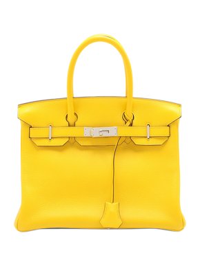 Hermes Jaune De Naples Clemence Birkin Retourne 30