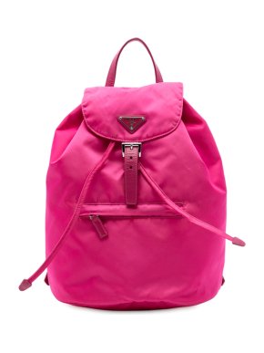 Prada Pink Tessuto Drawstring Backpack