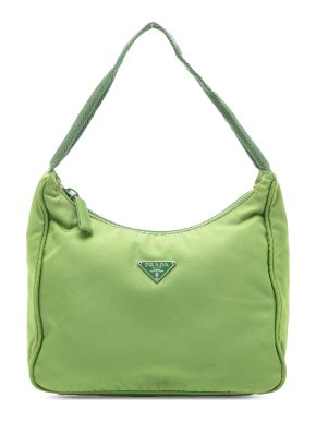 Prada Green Tessuto Shoulder Bag