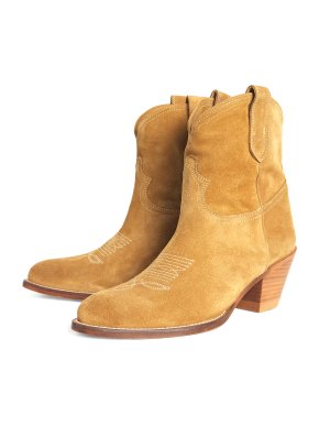 Polo Ralph Lauren Suede Western Ankle Boots 55