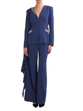 Sabina Bilenko Embellished Honey Blazer