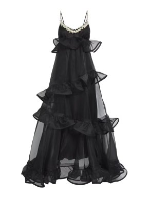 Zimmermann Silk Embellished Gown