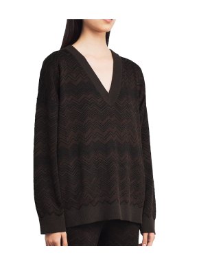 Missoni Zigzag V-Neck Sweater