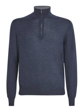 Fioroni Cashmere Cashmere Quarter-Zip Sweater 1