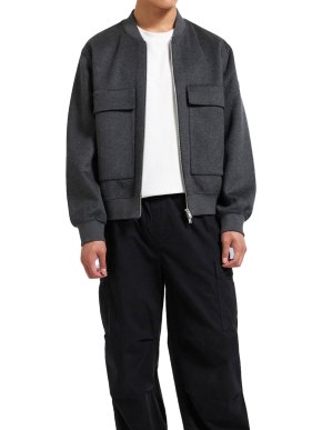 Moose Knuckles Alder Wool Bomber Jacket