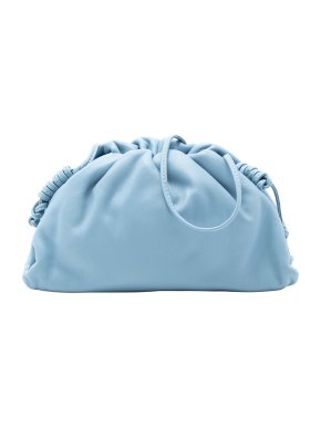 Bottega Veneta Blue Lambskin The Mini Pouch Crossbody