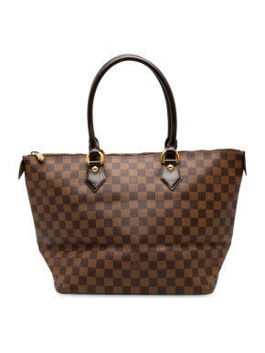 Louis Vuitton Coated CCanvas Damier Ebene Saleya MM