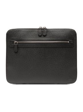 Louuis Vuitton Black Taiga Vladimir Portfolio