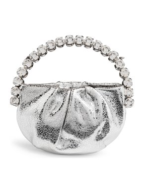 L'alingi Silver Micro Eternity Clutch