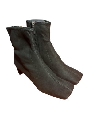 Prada Black Heeled Ankle Boots