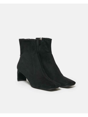 Prada Black Heeled Ankle Boots