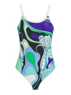 Pucci Low-Back Orchidee Swimsuit