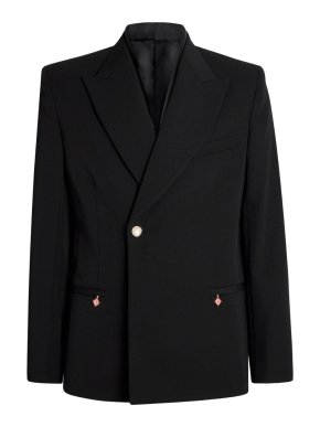 Casablanca Wool Double-Breasted Blazer 1