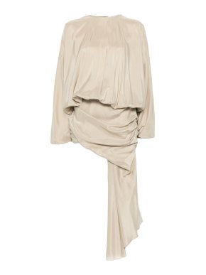 Christopher Esber Draped Silk Dress