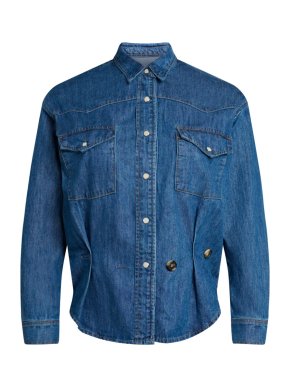 Awake A.W.A.K.E. Mode Blue Long-Sleeve Denim Shirt