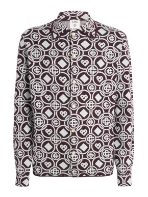 Casablanca Cotton Monogram Relaxed Shirt