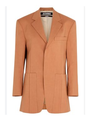 Jacquemus Terracotta La Veste D'homme Blazer