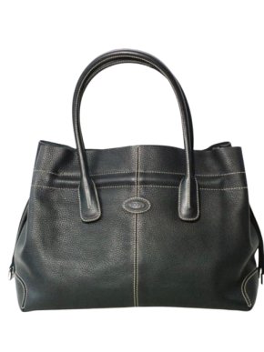 Tod's Black Leather Lady D Bag