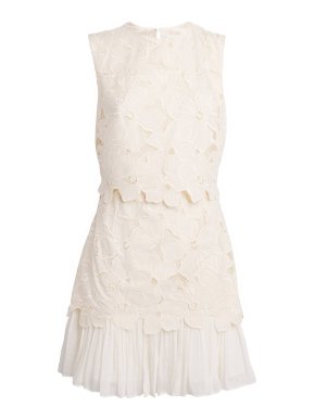 Sandro Guipure Lace Mini Dress