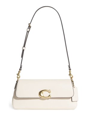 Coach Calf Leather Jet Shoulder Bag