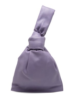 Bottega Veneta Lilac Mini Calfskin BV Twist Bag