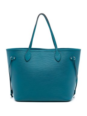 Louis Vuitton Blue Epi Neverfull MM