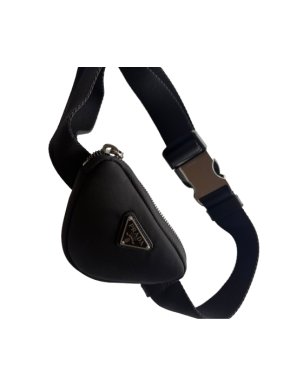 Prada Black Nylon Belt Bag