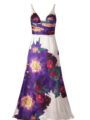 Roberto Cavalli vintage silk evening dress