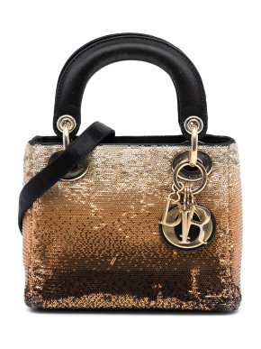 Dior Ombre Mini Satin Sequin Gradient Lady Dior