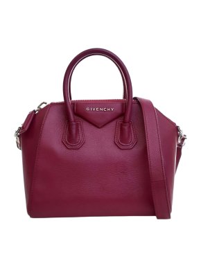 Givenchy Plum Mini Sugar Goatskin Antigona Satchel