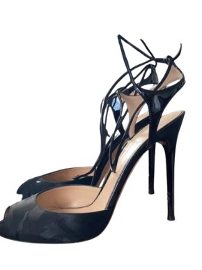 Gianvito Rossi Black Portofino Sandals