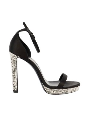 Saint Laurent Crystal Embellished Sandals