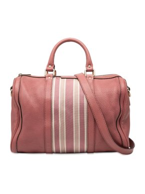 Gucci Medium Calfskin Web Joy Boston Bag