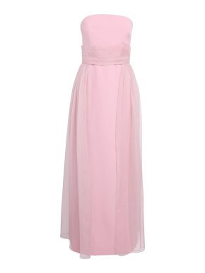 Sabina Bilenko Tulle Strapless Maxi Dress