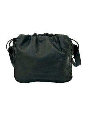 Loewe Black Nappa Anagram Drawstring Crossbody