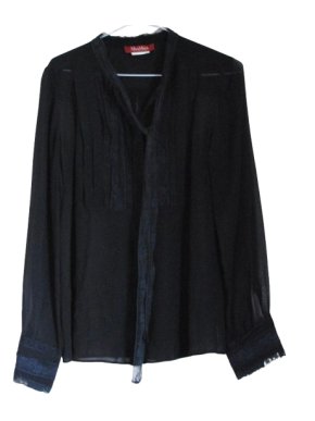MaxMara Black Lace Blouse