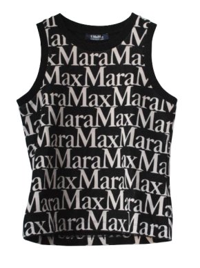 MaxMara Black Logo Top