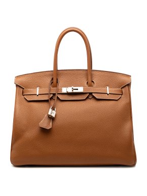 Hermes Gold Togo Birkin Retourne 35