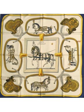 Hermes Hermès Vintage  Grand Apparat – 90cm Silk Scarf