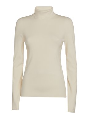 Joseph Silk Stretch High Neck Top