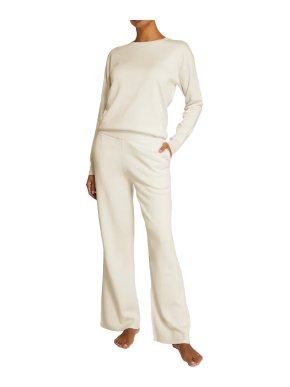 Olivia von Halle Silk-Blend Carmel Tracksuit