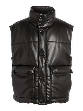 Nanushka Vegan Leather Jovan Puffer Gilet