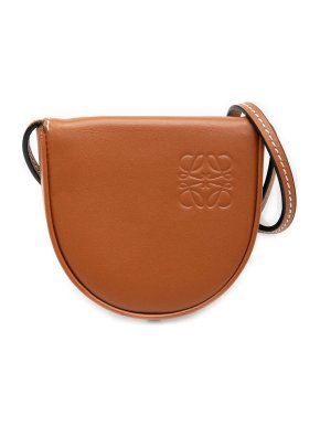 Loewe Tan Mini Soft Calfskin Heel Pouch
