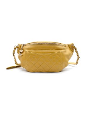 Chanel Lambskin Bi Quilted Classic Waist Bag