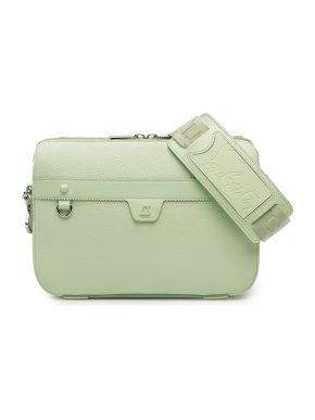 Louboutin Green Leather Ruisbuddy Crossbody