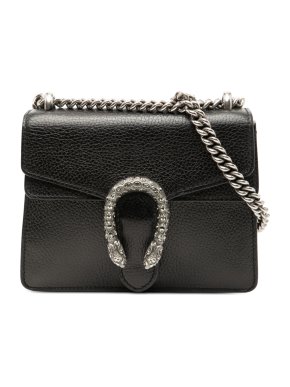 Gucci Black Small Leather Dionysus  Crossbody