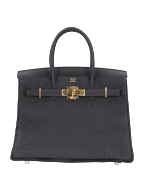 Hermes Black Birkin 30cm Togo Leather Gold Hardware